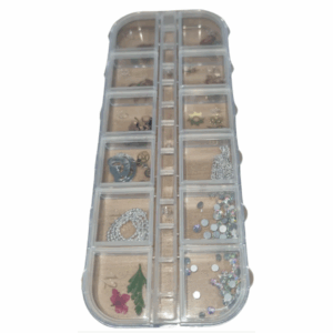 Estojo Mix Decoração para Unhas Fan Nails Un com 12 Cápsulas