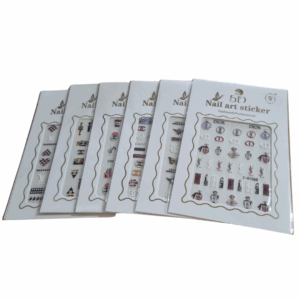 Nail Stickers Decorativos 5D Temas Variados