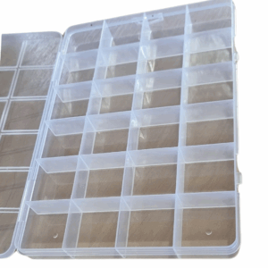 Caixa Organizadora de Glitteres e Decoraçoes para Nails 24un