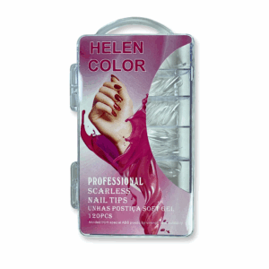 Unha Postiça Realista Soft Gel Lisa 120 Pç Helen Color