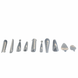 Molde F-1 Dual Form E Unha Reversa 120 Peças Fan Nails