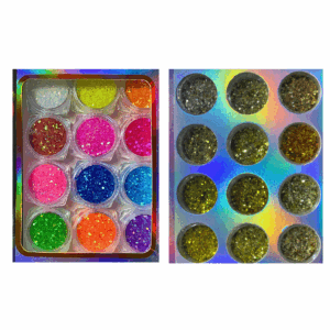 Estojo Glitter Nail decorations