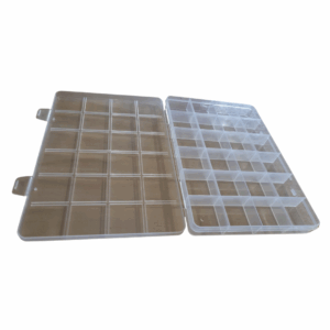 Caixa Organizadora de Glitteres e Decoraçoes para Nails 24un