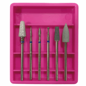 Kit Brocas Diamantadas Base Azul 6un