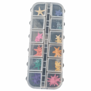 Estojo 12 Cápsulas Decoração para Unha Estrela do Mar