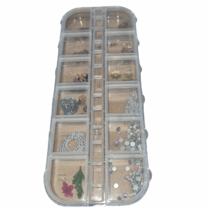 Estojo Mix Decoração para Unhas Fan Nails Un com 12 Cápsulas