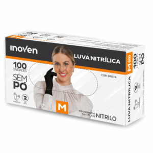 Luva Nitrílica Inoven Sem Pó 100un