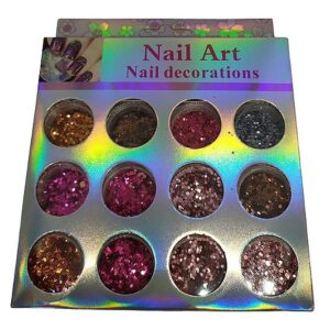 Estojo Glitter Nail decorations