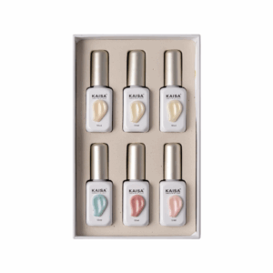 KIt Esmalte Luxo Kaisa Coleção Pérola 6 unidades