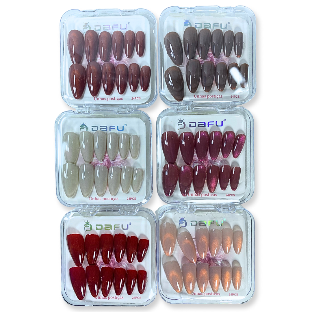 Unhas postiças Dafu 24pcs - Imagem 3