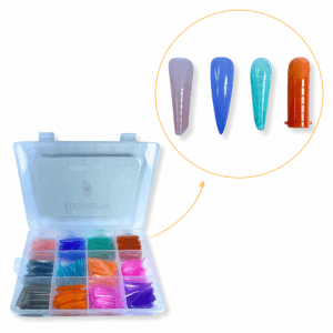 Molde F1 Dual Form Colorido 288 Tips Dafu 12 Tamanhos