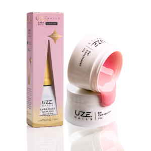 Kit Capa Base Clear Pink 12ml E Gel Construtor Baby Pink 25g