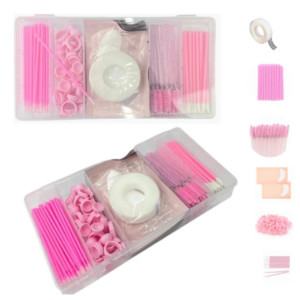 Kit Extensão De Cílios Estojo Case Organizador 5 Divisórias