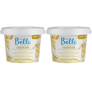 2 Ceras Depilatória Choco Branco Depil Bella 200g cada