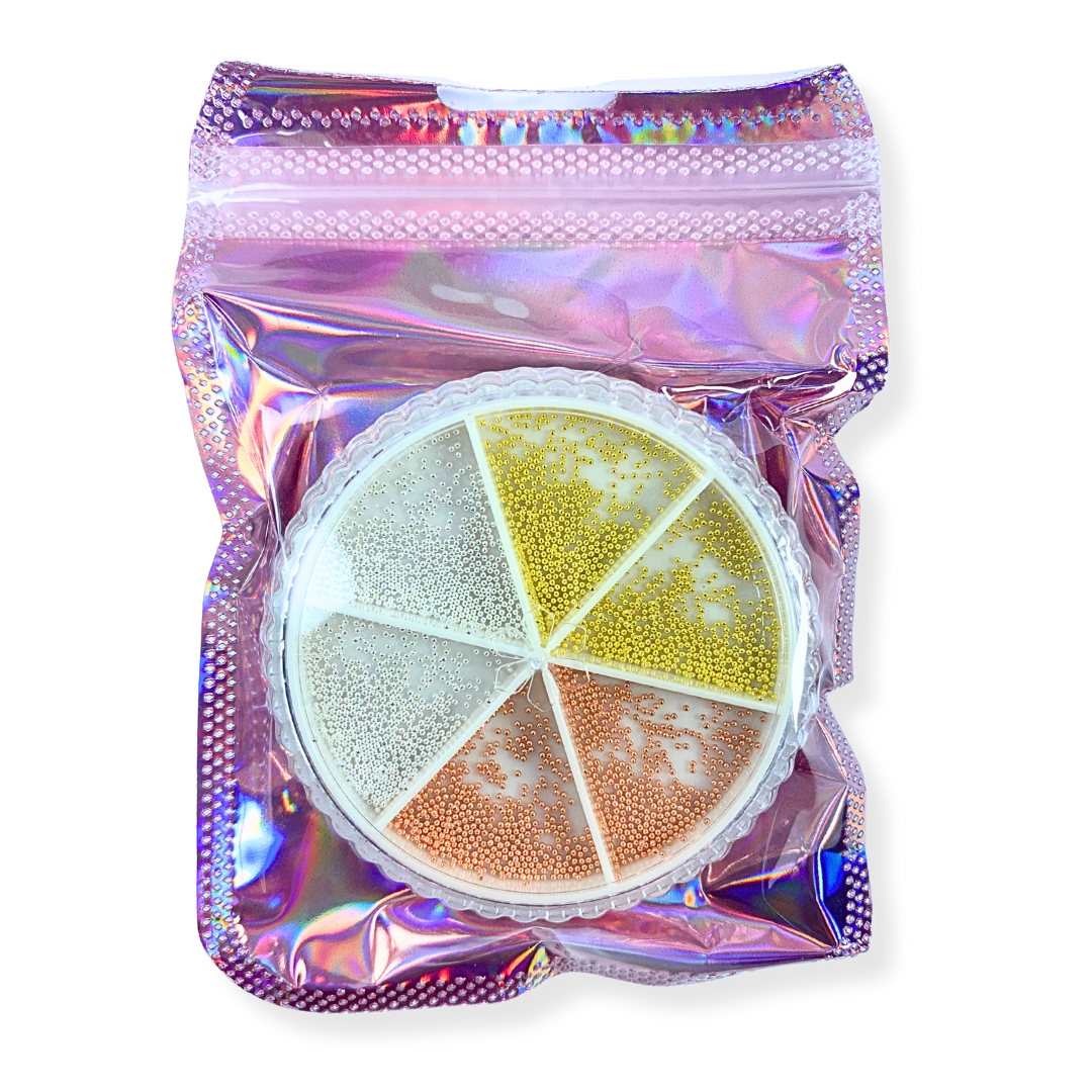 Cartela Disco Caviar Para Unhas Mix - Imagem 4