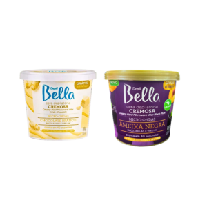 Kit 2 Ceras Microondas DepilBella Cremosa Chocolate Branco e Ameixa 100g