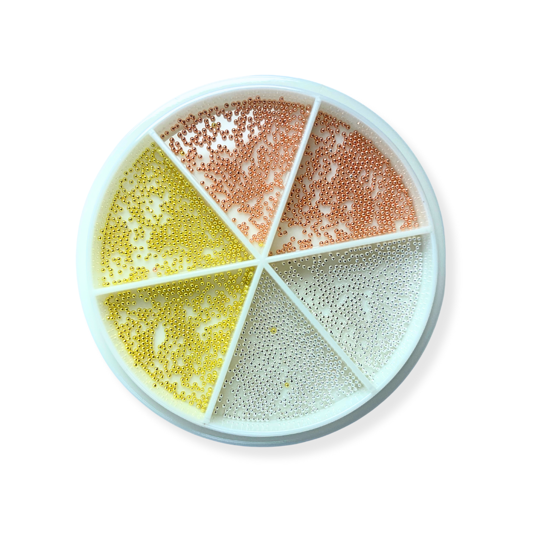 Cartela Disco Caviar Para Unhas Mix - Imagem 2