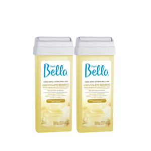2 Cera Depil Bella Roll on E 100 Lenços Com Textura