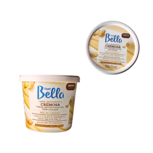 Kit 2 Ceras Microondas Depil Bella Chocolate Branco 100g cada