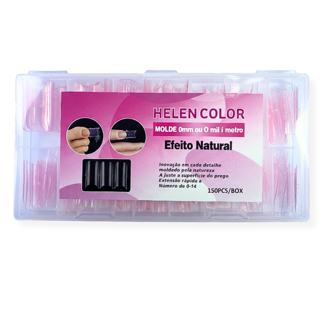 Molde 0mm ou 0 mil i metro Efeito Natural 150Pcs Helen Color