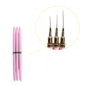 Kit 3 Pincéis Finos Leefen