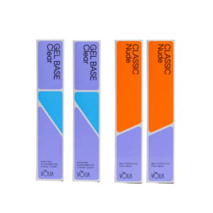 Kit 2 Sachê Gel Base Clear e 2 Sachê Classic Nude