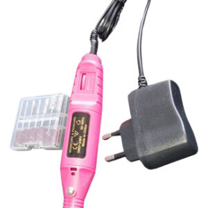 Lixa Caneta Motor Portátil Bivolt C/ Kit Brocas