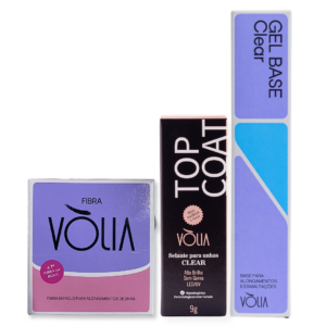 Kit Fibra de Vidro 4m Top Coat e Sachê Gel Base Vólia