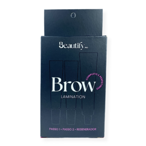 Kit Brow Lamination Beautify PRO Passo 1 e 2 E Regenerador