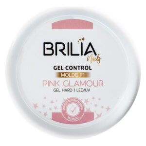 Brilia Nails Gel Control Pink Glamour Molde F1 25g