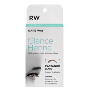 Henna para Sobrancelhas Glance Rare Way