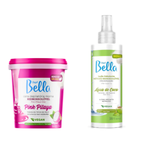 Kit Depilação Hidrossolúvel Pitaya Com Lenço Falso e Loção