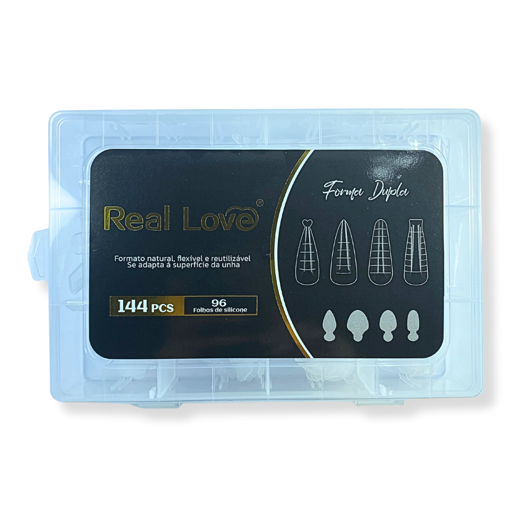Molde F1 Real Love com 144 peças 96 silicone Forma Dupla