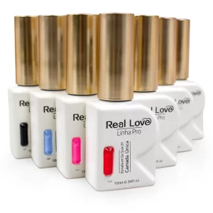 Esmalte Em Gel Linha Pro Camada Única Real Love 10ml