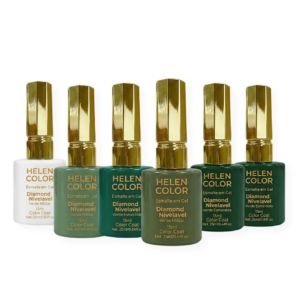 Esmalte em Gel Helen Color Diamond Nivelavel Verde 15ml