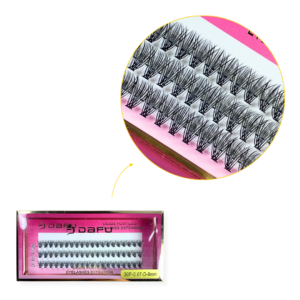 Kit Cílios Dafu 30P D 8mm Com 30P D 12mm E Cola Ardell