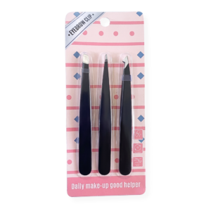 Kit 3 pinças para Cílios Eyebrow Clip