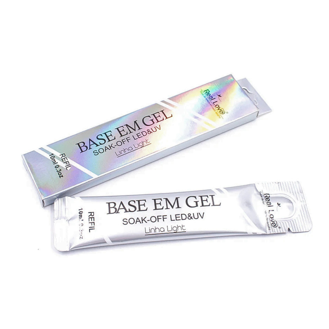 Kit Sachês Base em Gel Top Coat E 2 Géis Nude 4 Real Love - Imagem 3