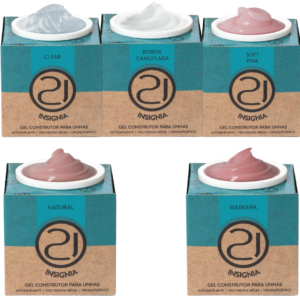 Ecoline Insignia Gel Construtor 34g Nails 21 Com Fibra