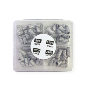 Kit Mini Mandril Sanding 4 Gramaturas 80 120 180 e 240