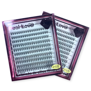 Kit 2 Cílios Real Love 20P 0.10D 9-14mix