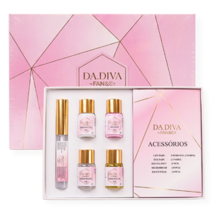 Lash Lifiting DA.DIVA Kit Gold Fan Nails