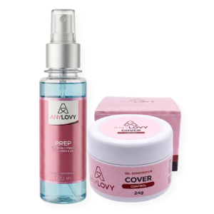 Kit AnyLovy Gel Construtor  Control Cover e Prep 120ml