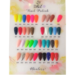 Esmalte D&Z tabela D