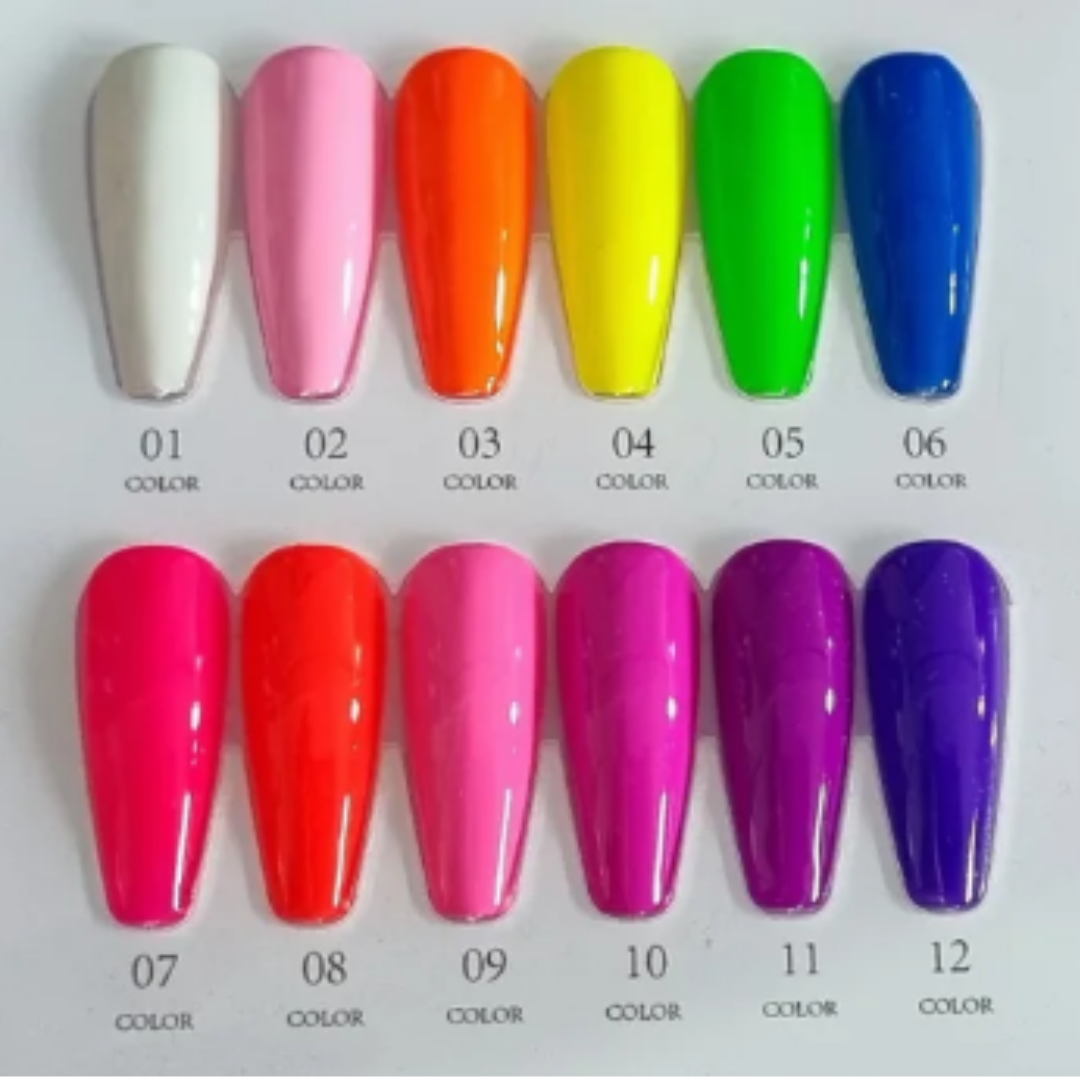 Esmalte Gel ColorCoat DAFU Fluorescente Luminoso Uv/Led 8ml - Imagem 2