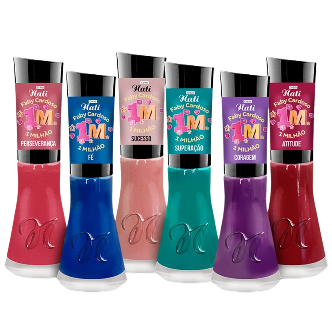 Esmalte Nati 8ml Coleção Faby Cardoso 1 Milhão