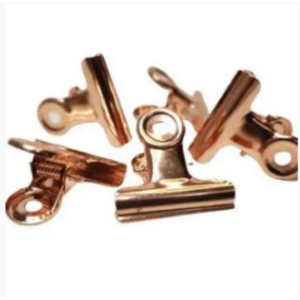 Kit com 6 Presilhas M Metalizada Rose Gold