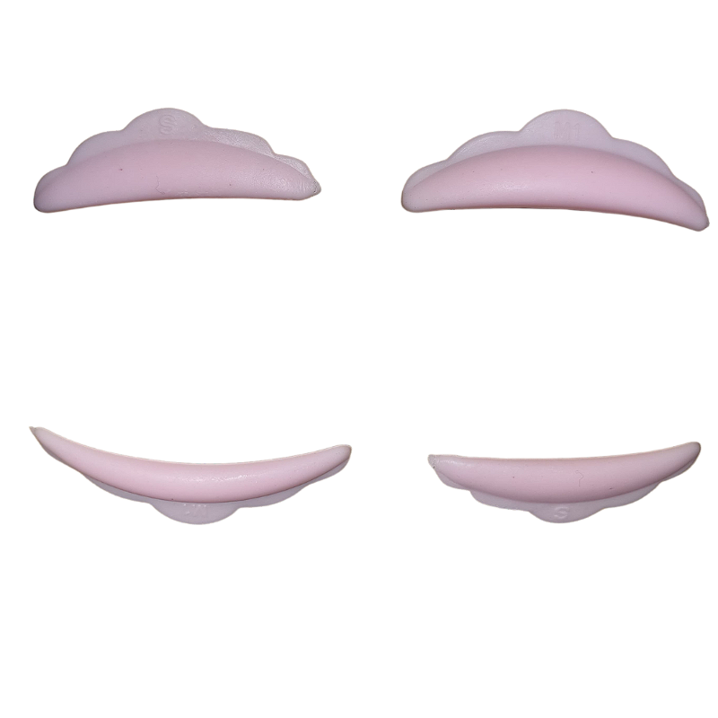 Bob De Silicone Pads P/ Lash Lifting Cílios - 5 Pares Rosa - Imagem 2