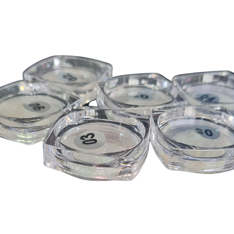 Glitter Pigmentado Asa de Borboleta White Box com 6un DAFU - Imagem 5