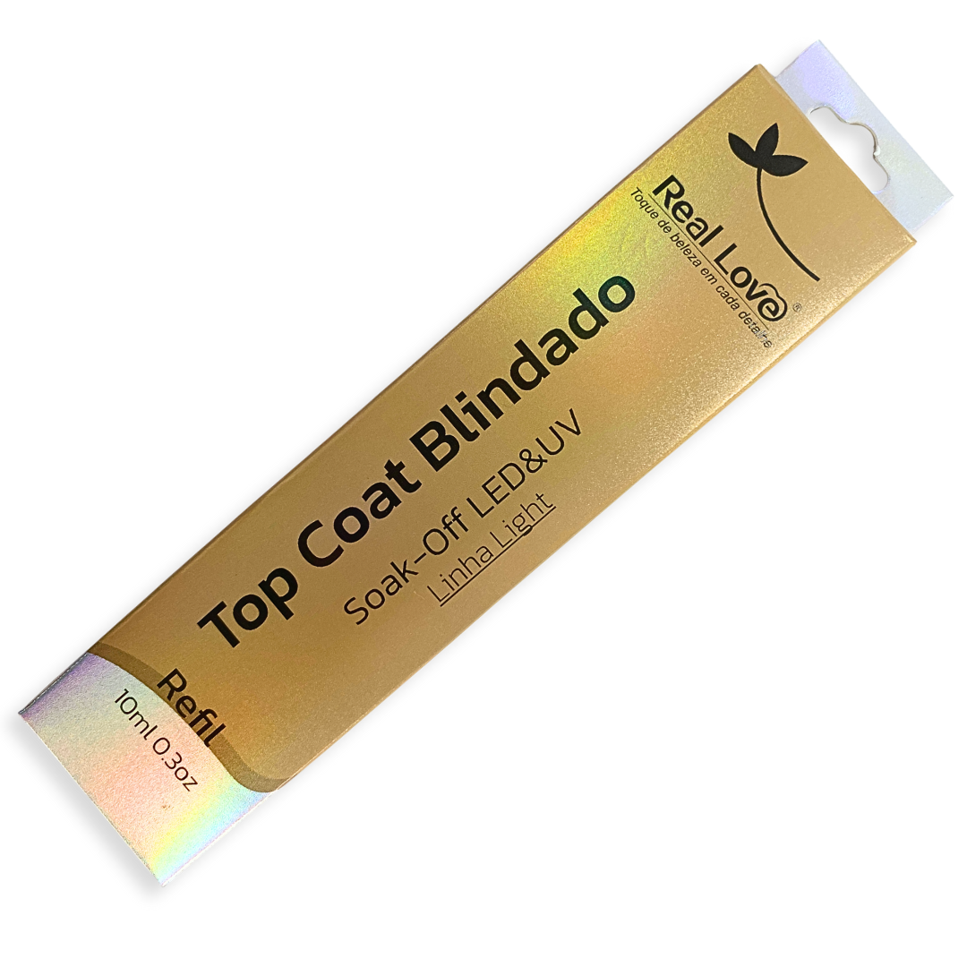 Refil Top Coat Blindado 10ml - Real Love - Imagem 3